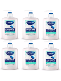 6x Cuticura Complete Protection MOISTURE Hand Wash, Antibacterial, 500ml