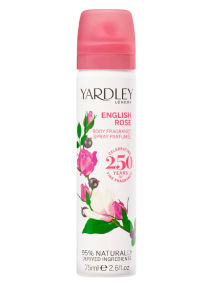 Yardley London English Rose Body Fragrance Spray 75ml
