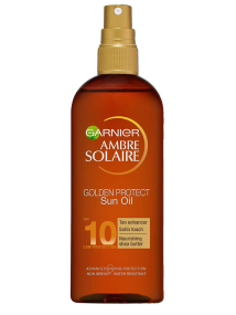 Garnier Ambre Solaire SPF10 Golden Protect Sun Oil Spray 150ml