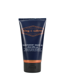 6x King C Gillette Transparent Shave Gel 150ml