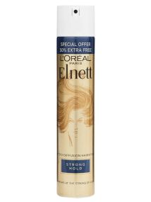 L'Oreal Elnett Blue MICRO-DIFFUSION Shine Hairspray STRONG HOLD 300ml