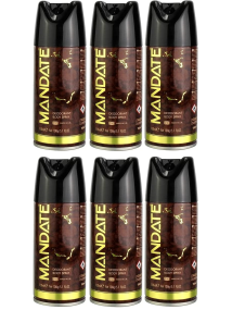 6x Mandate Body Spray 150ml