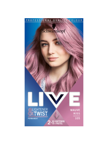 Schwarzkopf Live Lightener & Twist Permanent 105 MAUVE KISS Hair Dye