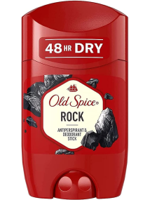 Old Spice ROCK with Charcoal 48Hr Dry Antiperspirant Deodorant Stick 50ml