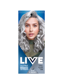 Schwarzkopf Live Ultra Brights Semi-Permanent 098 STEEL SILVER Hair Dye