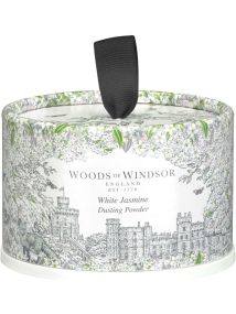 Woods of Windsor White Jasmine Dusting Powder with Puff 100g