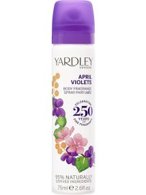 Yardley London April Violets Body Fragrance Spray 75ml